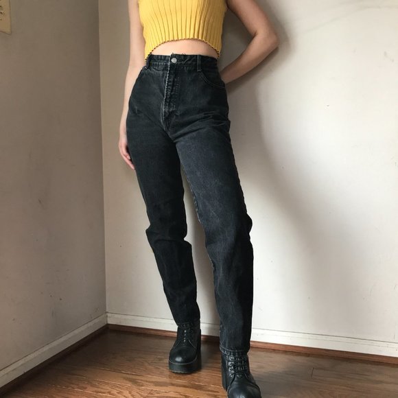 Bongo Vintage 90s High Waisted Mom Jeans Grunge Mall Goth - Picture 6 of 8